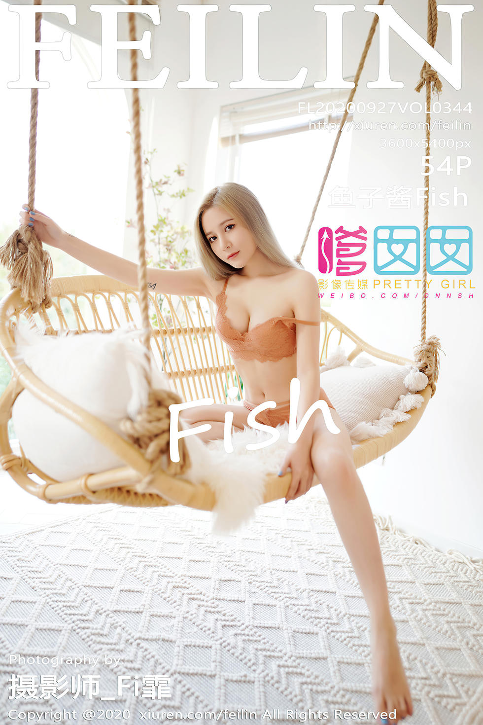 [FEILIN嗲囡囡] 2020.09.27 No.344 鱼子酱Fish [54+1P]